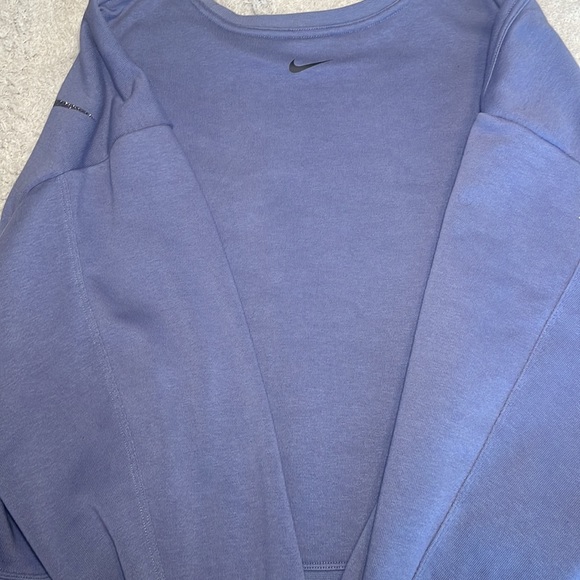 PURPLE CROPPED NIKE SWEATSHIRT - Picture 3 of 4